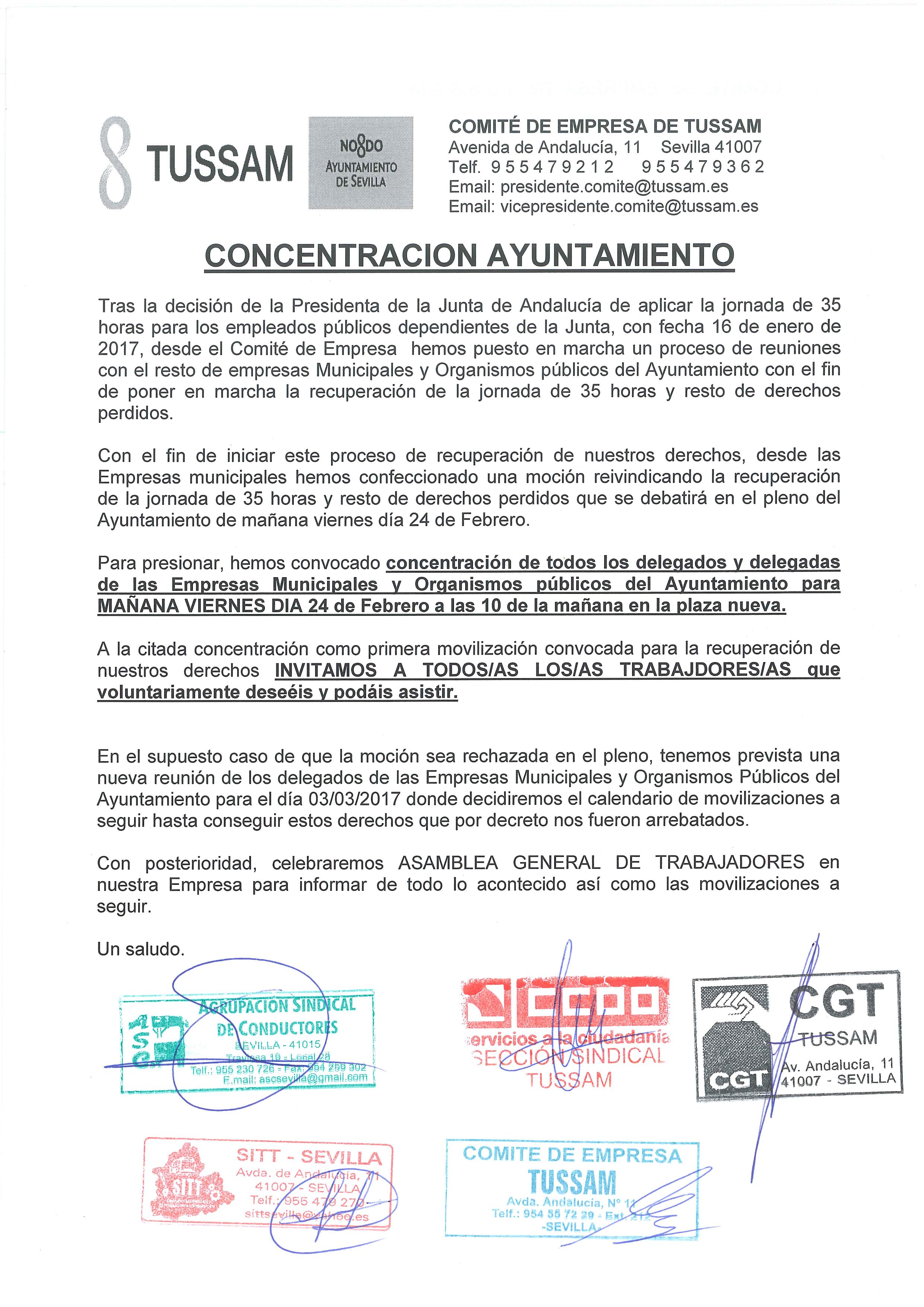 Concentracion Ayuntamiento